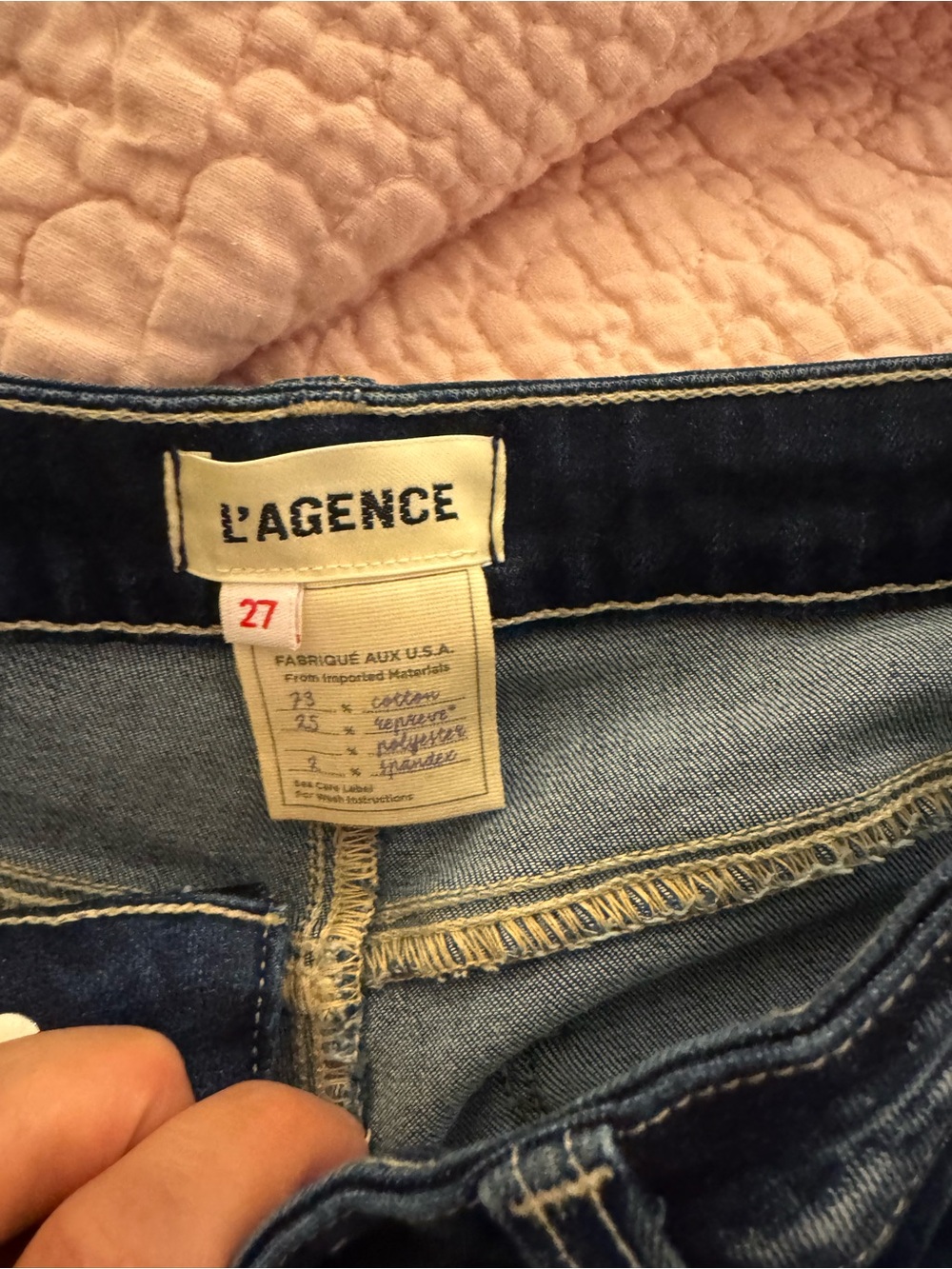 L'AGENCE Women's Blue Denim Jeans - 27 RUTH NWOT